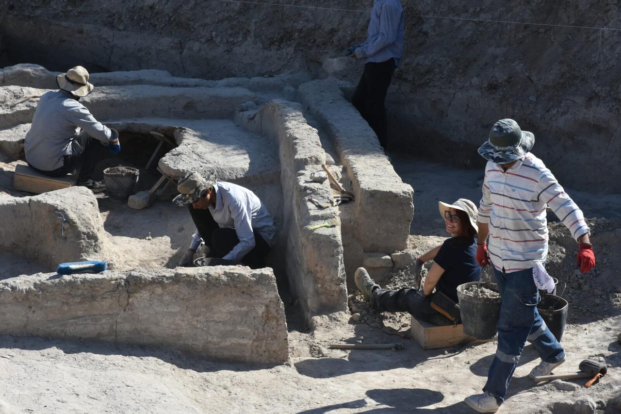 A view of archaeological excavations at Arslantepe Hoyuk in Malatya, Türkiye, August 26, 2024. (AA Photo)