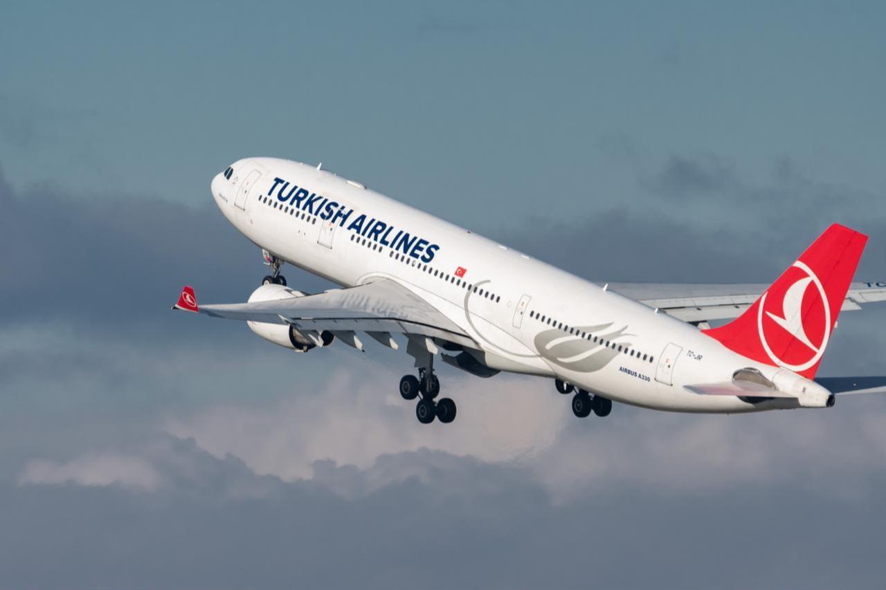 A Turkish Airlines Airbus A330-223 departs from Zurich Airport in Switzerland, January 19, 2023. (Adobe Stock Photo)