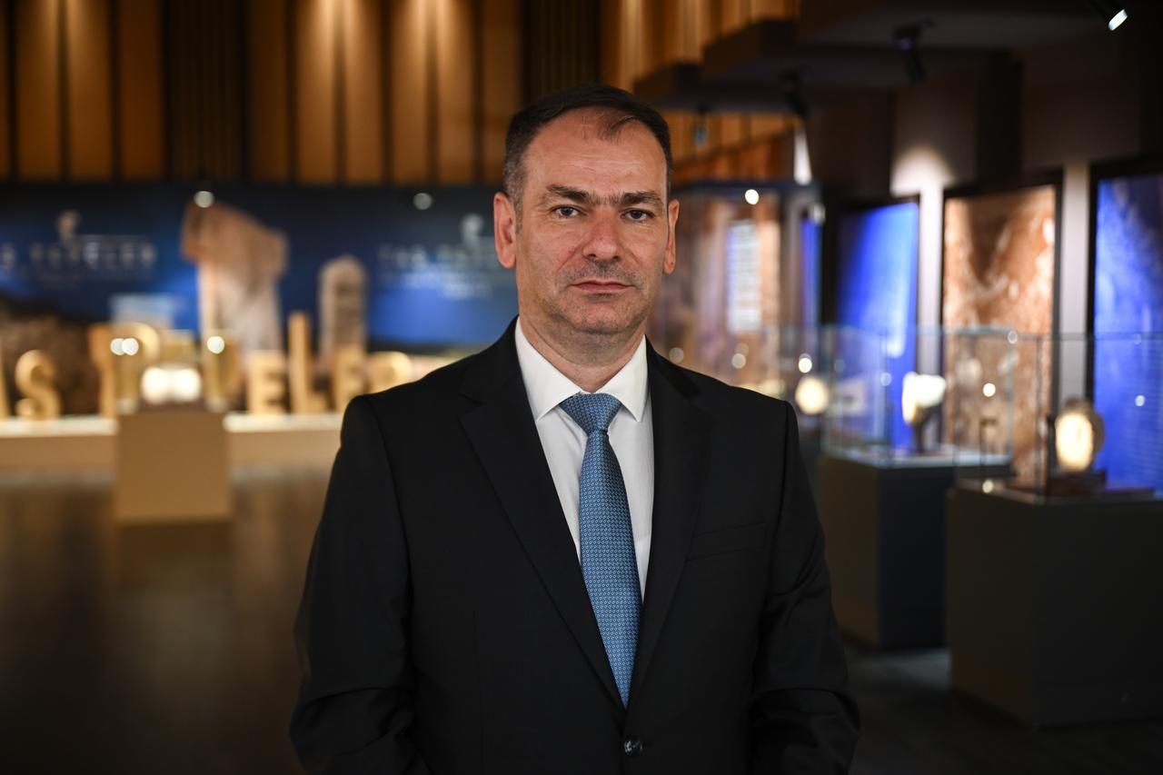 Bulent Gonultas, Deputy Director General of Cultural Assets and Museums, speaks to Anadolu Agency, Ankara, Türkiye, August 7, 2025. (AA Photo)