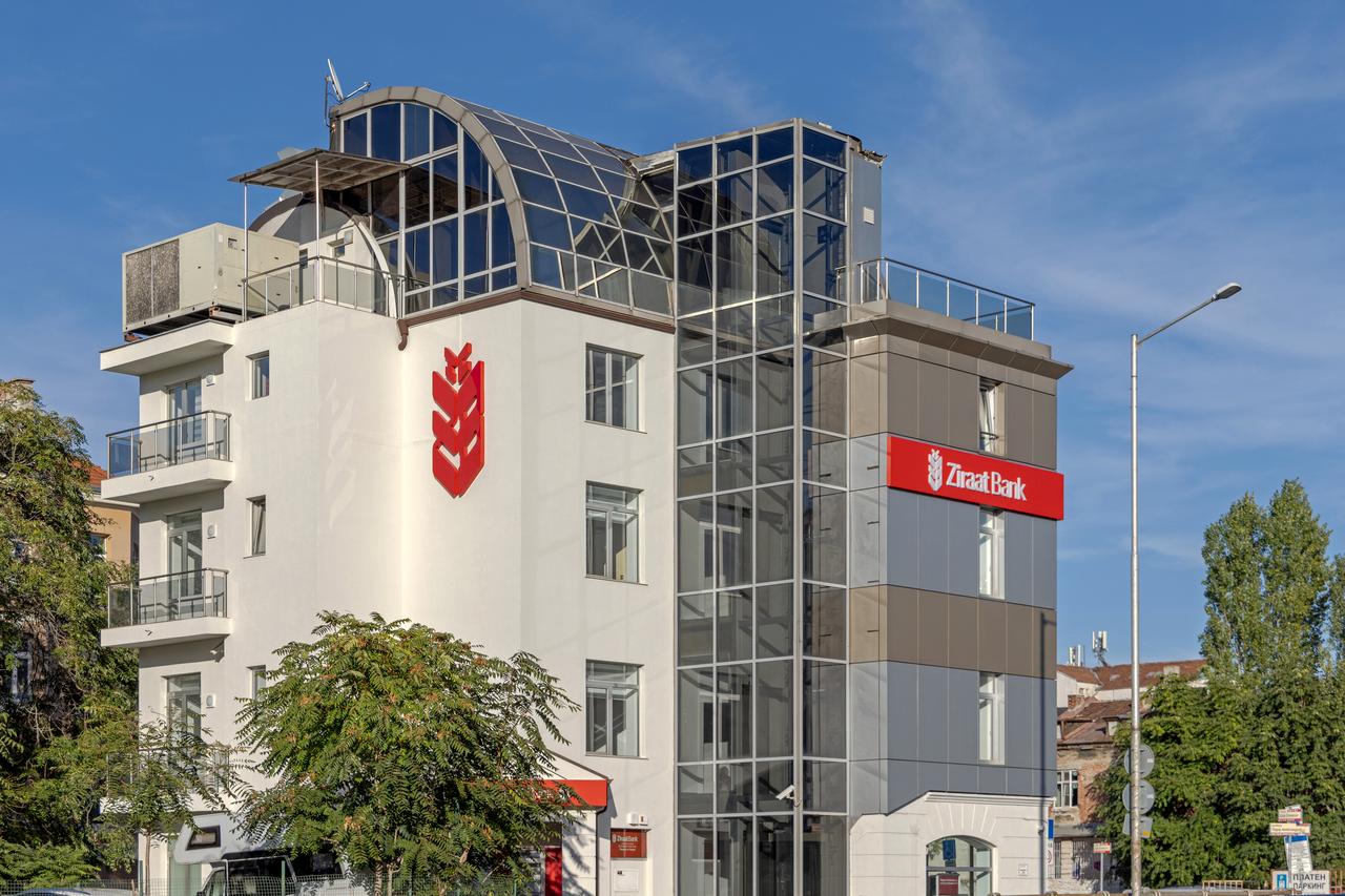 External view of Ziraat Bank's office building in Sofia, Bulgaria. (Adobe Stock Photo)