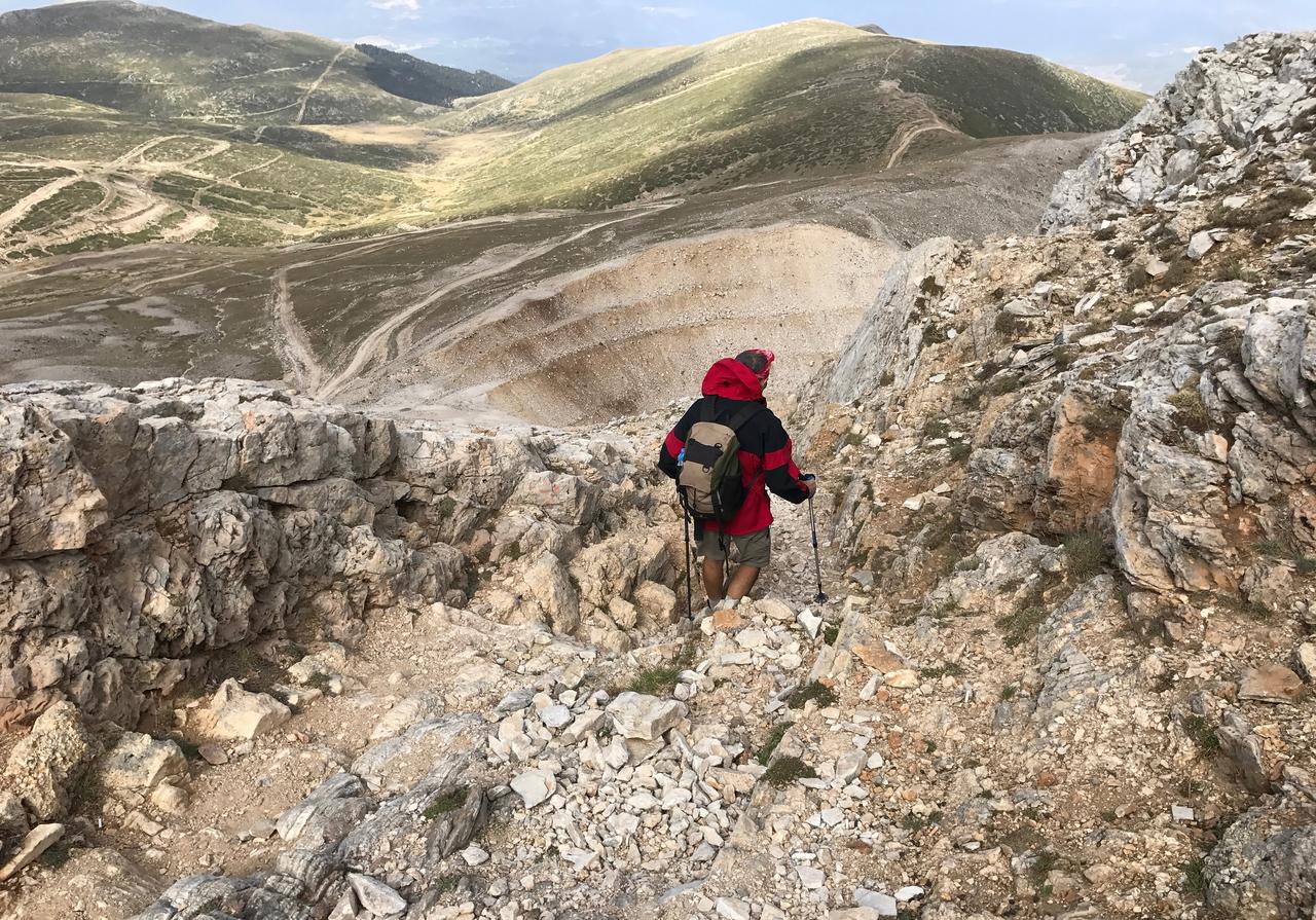 A mountaineer is going down Mount Uludag, which is the highest mountain in the Marmara region, Bursa, Türkiye, accessed August 9, 2025. (Adobe Stock Photo)