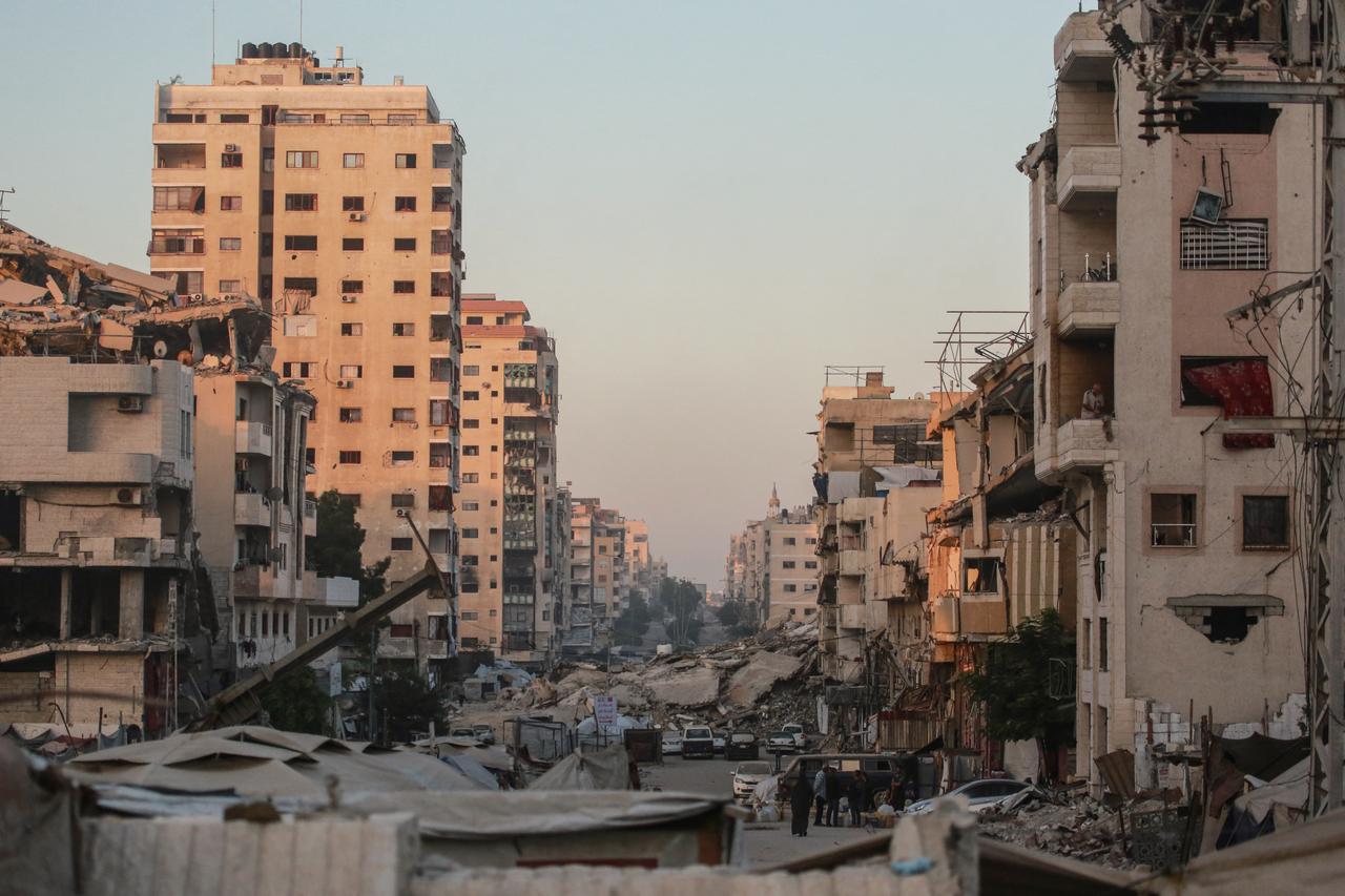This picture shows Gaza City on August 29, 2025. (AFP Photo)