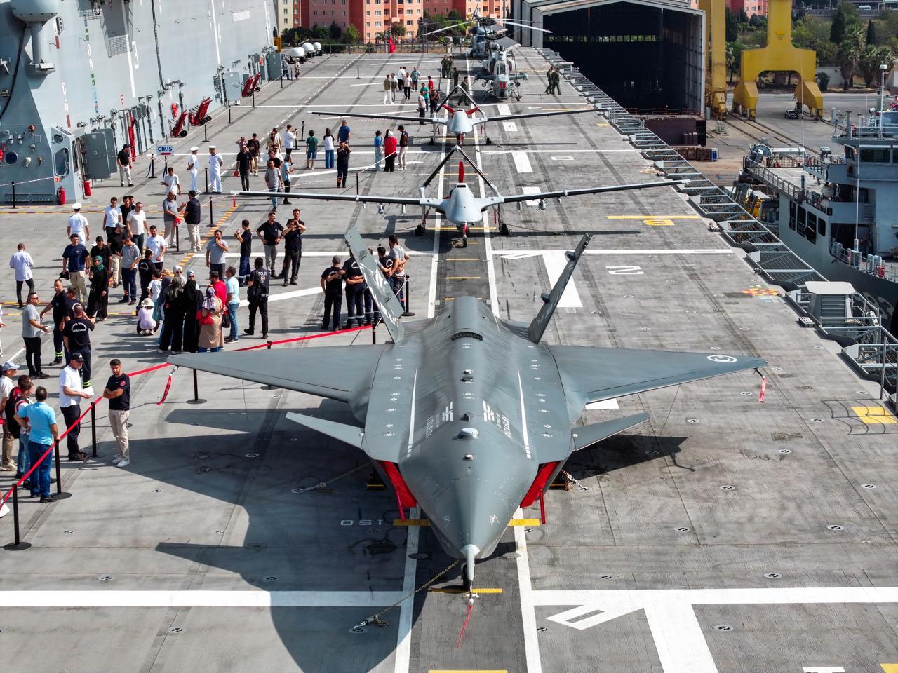 A view of the Teknofest Blue Homeland, the special maritime-themed edition of the Teknofest at Istanbul Shipyard Command in Istanbul, Türkiye on August 29, 2025. (AA Photo)