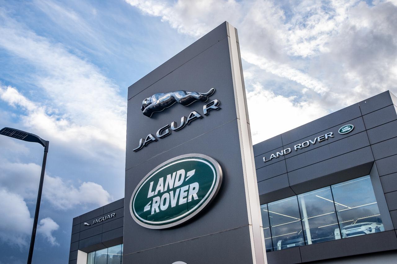 Jaguar Land Rover car showroom in Acton, west London, represents the British multinational automotive company., accessed on Sept. 10, 2025. (Adobe Stock Photo)