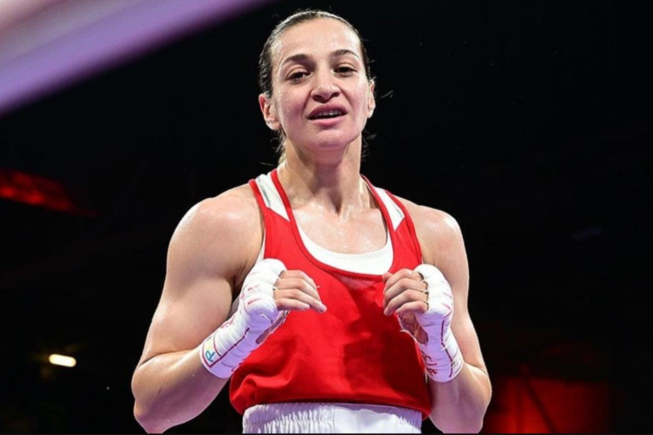Turkish female boxer Buse Naz Cakiroglu, accessed on Sep. 10, 2025. (Photo via Türkiye Daily)