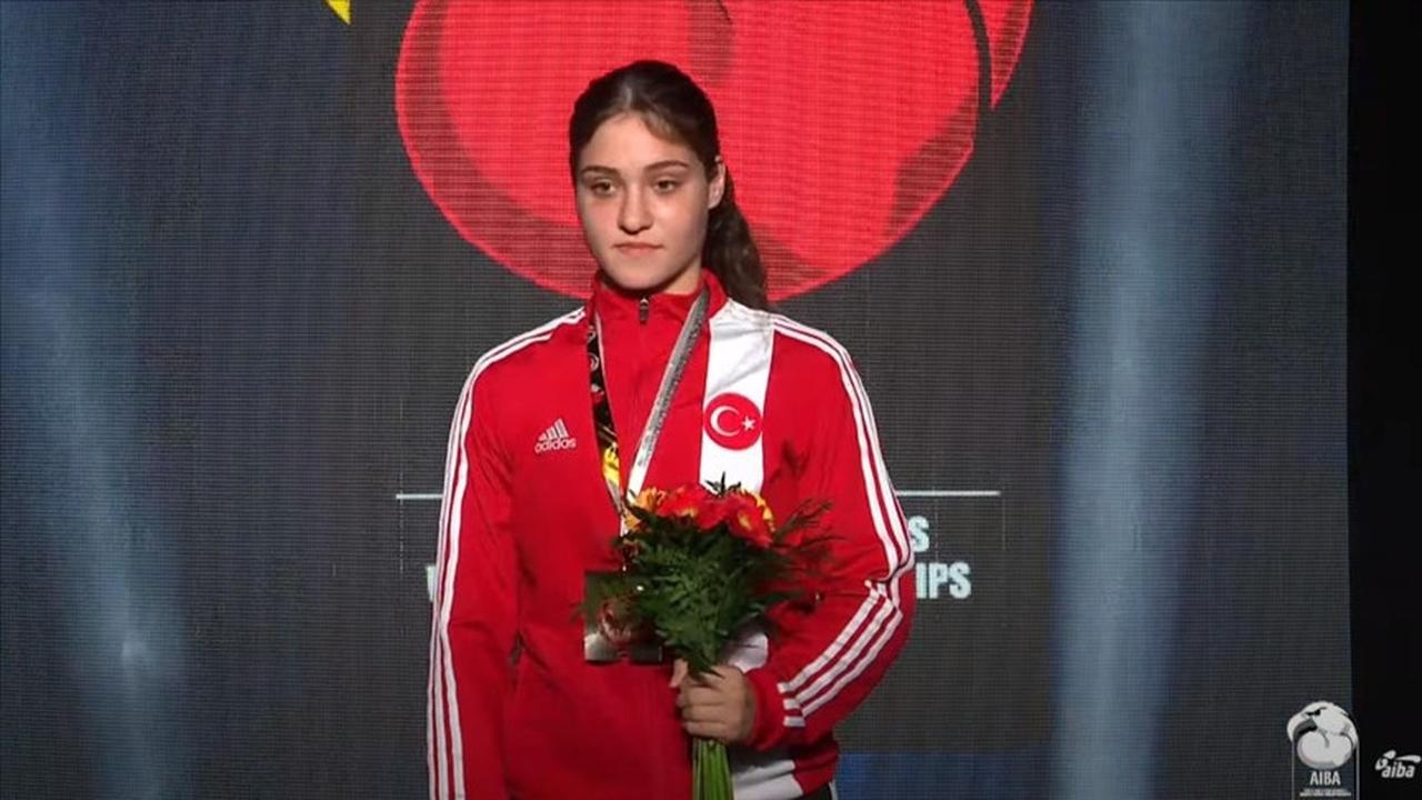 Turkish female boxer Busra Isildar, accessed on Sep. 10, 2025. (Photo via Marmara University)