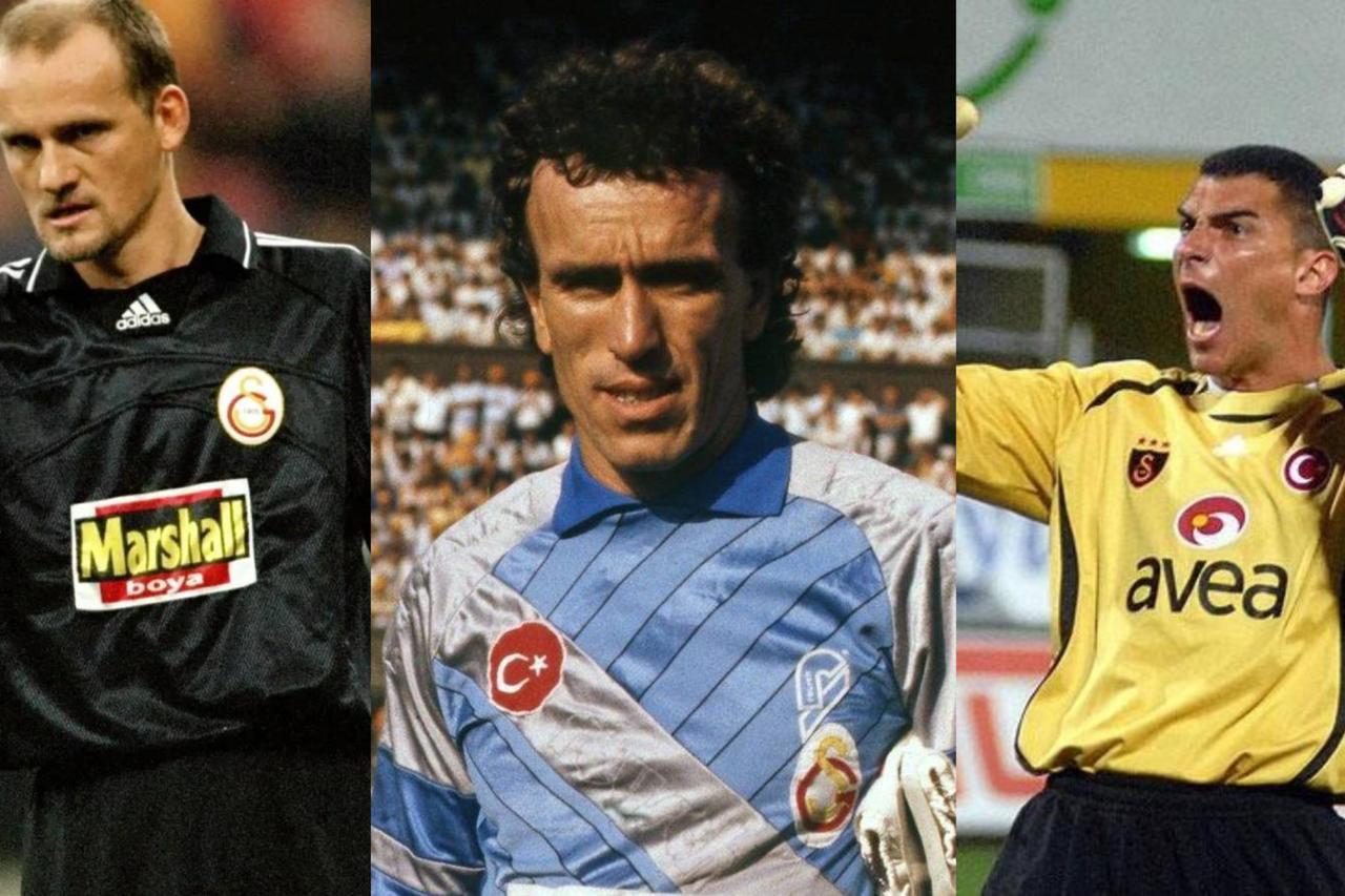 Claudio Taffarel, Zoran Simovic and Faryd Mondragon, three of Galatasaray’s legendary goalkeepers, during their time at the club. (Photo via T24)