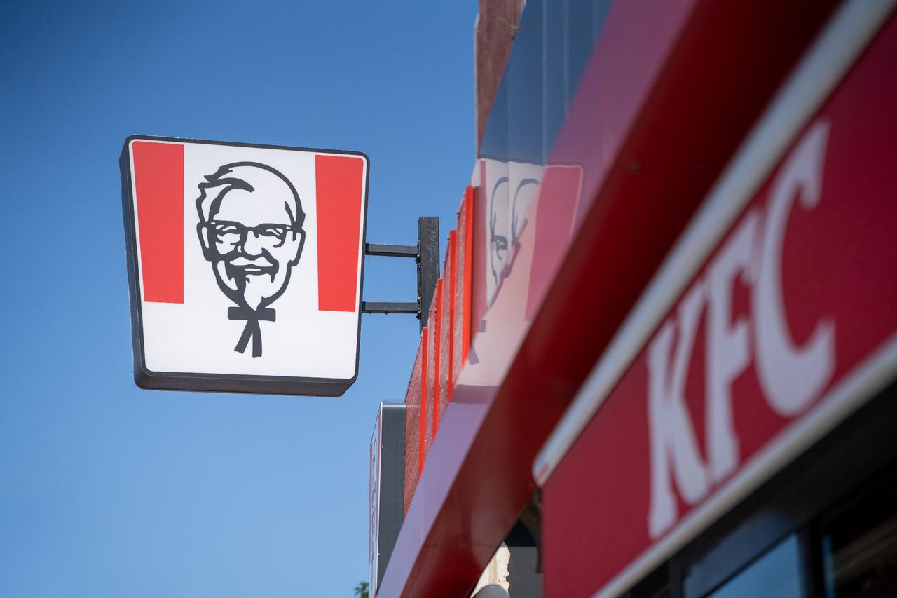 A KFC restaurant sign featuring the brand’s logo is seen in Istanbul, Türkiye, May 26, 2023. (Adobe Stock Photo)