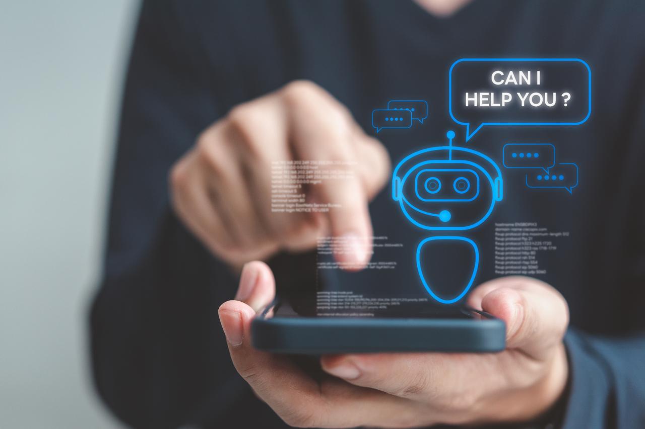 AI-powered chatbot having a conversation. (Adobe Stock Photo)