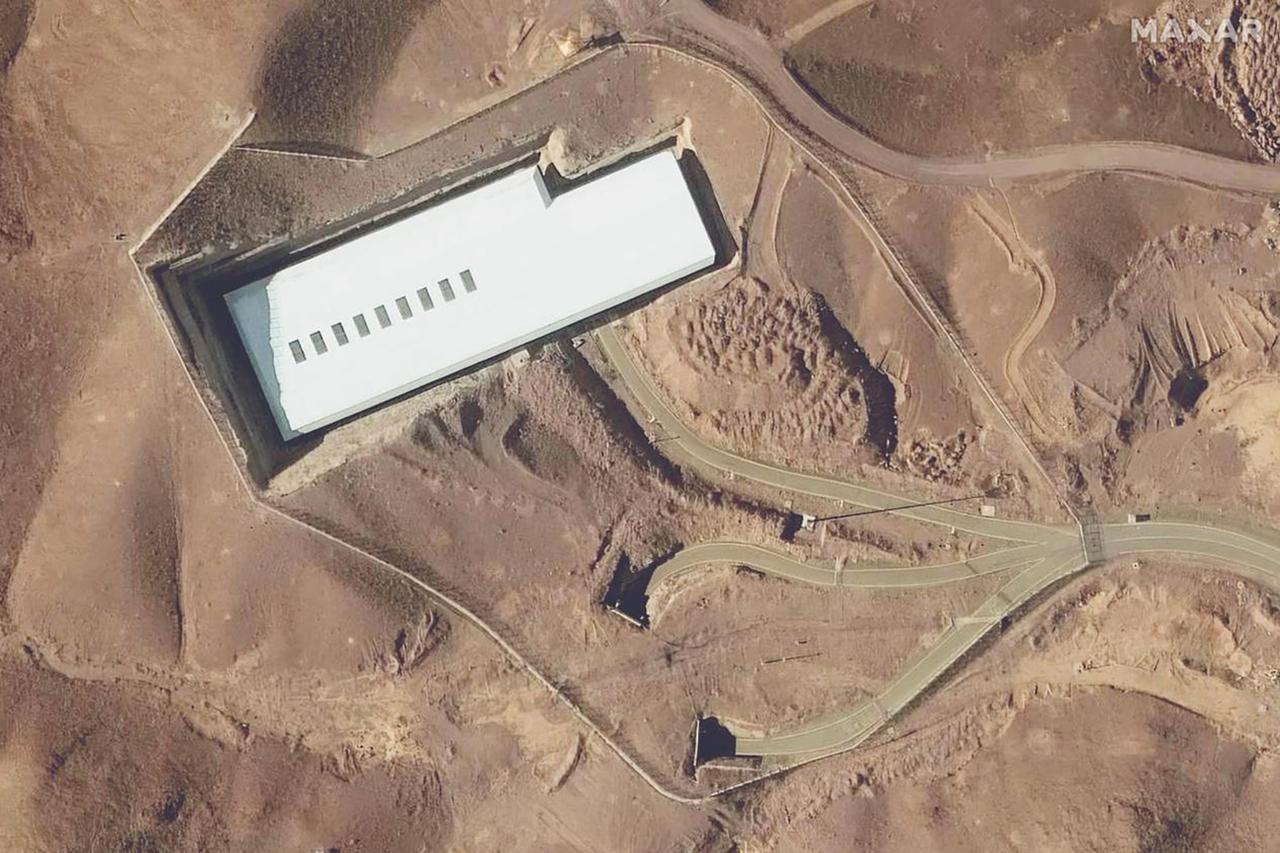 Overview of the Fordo (Fordow) uranium enrichment facility, south of the capital Tehran on Feb. 12, 2025. (AFP Photo)