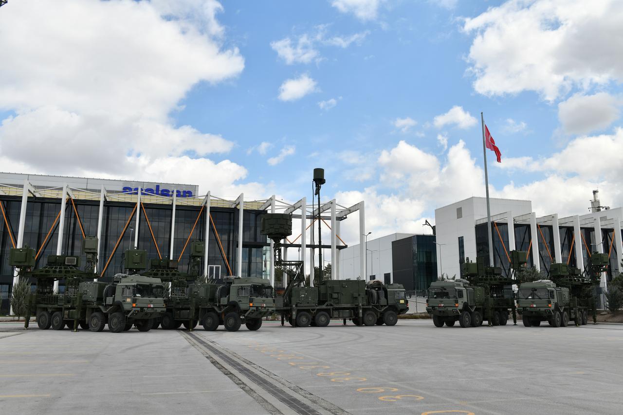 Ankara, Türkiye'deki Aselsan Koral Kara Tabanlı Elektronik Destek ve Elektronik Saldırı Sistemi, 12 Eylül 2025. (AA Fotoğraf)