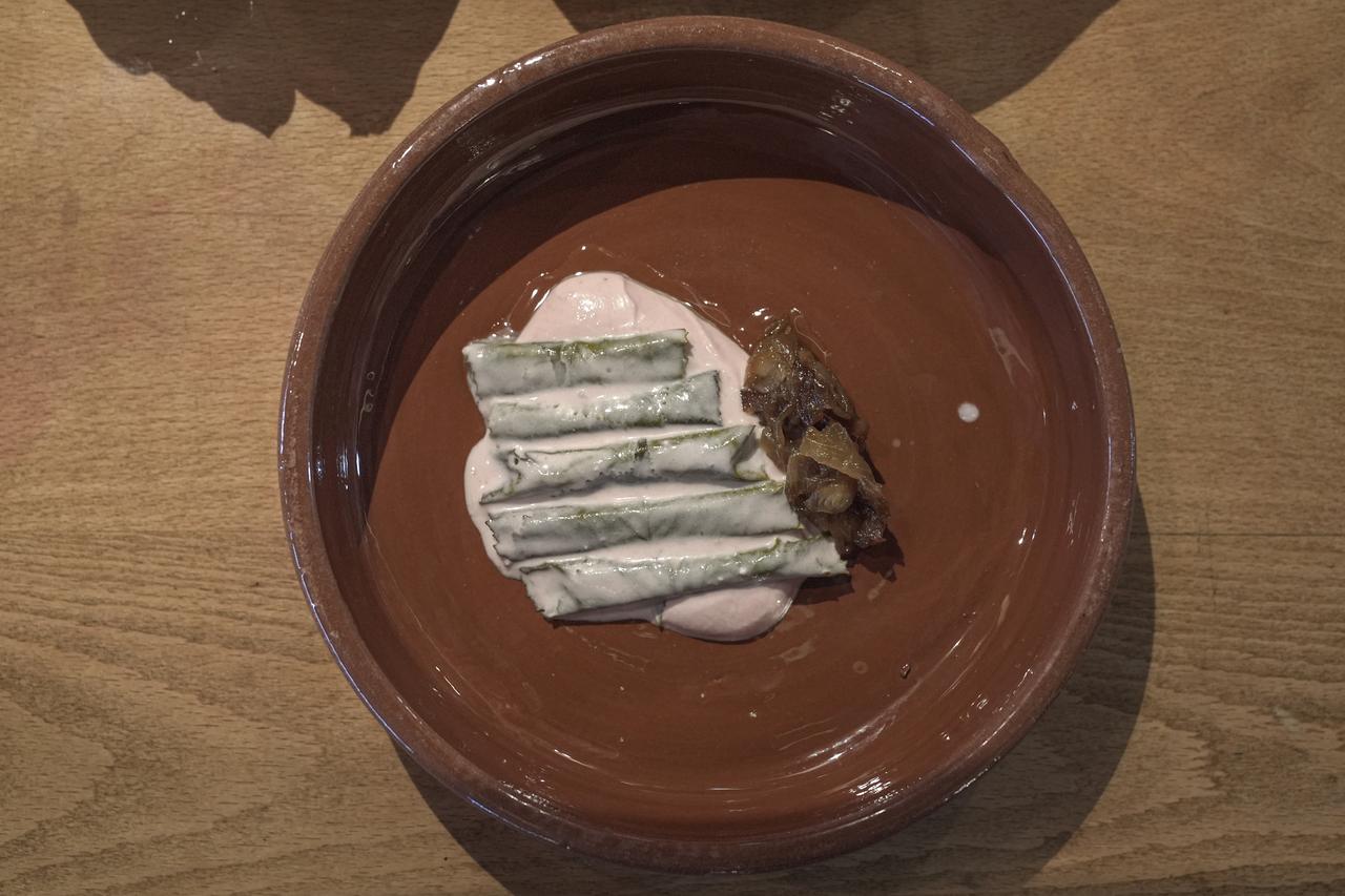 Chef Necati Yılmaz's dishes inspired by archaeological research are seen in Istanbul, Türkiye, July 29, 2025. (AA Photo)