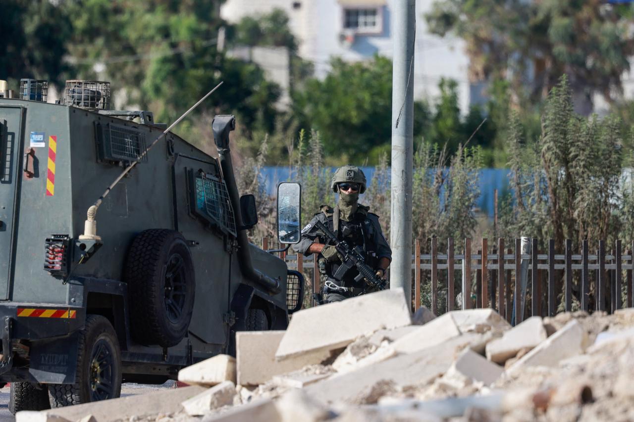 Israeli troops deploy in Tulkarem in the occupied West Bank on September 11, 2025. (AFP Photo)