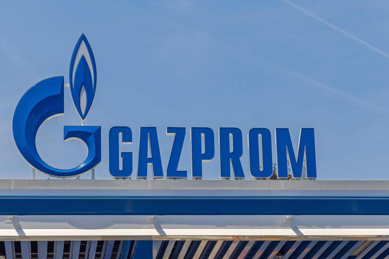 Gazprom sign atop a fuel station in Belgrade, Serbia, May 8, 2022. (Adobe Stock Photo)