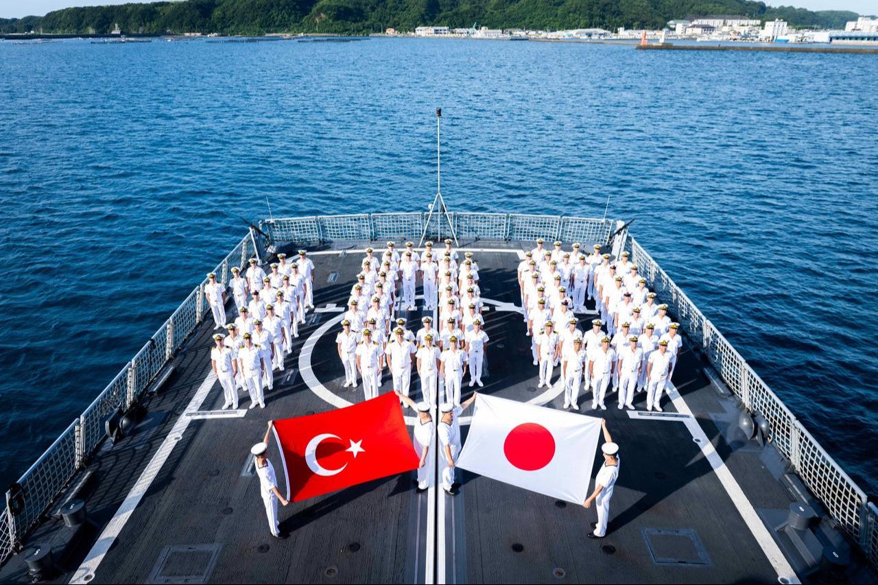 9 Haziran 2024'te Japonya'daki Wakayama Eyaleti'nin Kusimoto Bölgesi'ndeki TCG Kinaliada Corvette (AA fotoğrafı)