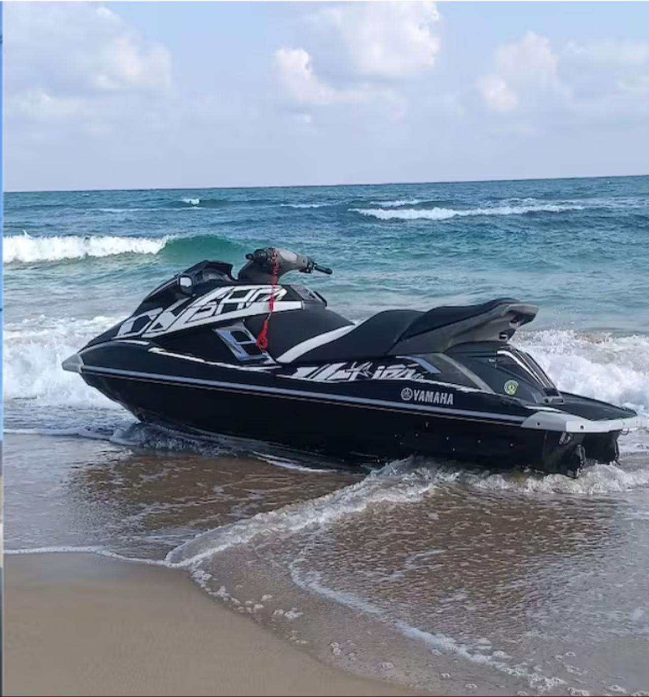 The jet ski Muhammad Abu Dakha, a 31-year-old Palestinian, used to escape from Gaza to Europe (Reuters Photo)