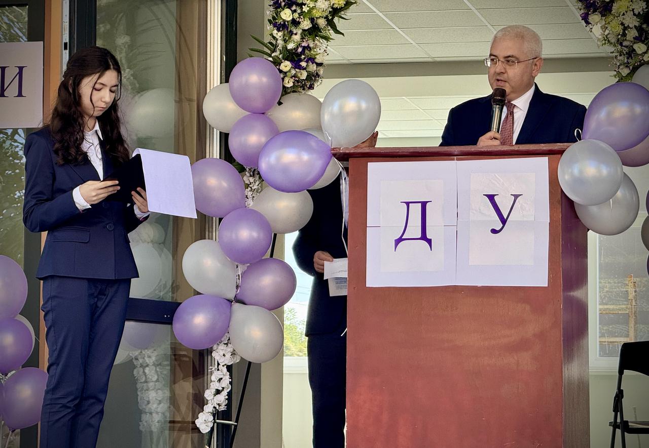 At the ceremony, Türkiye’s Ambassador to Sofia, Mehmet Sait Uyanik (right), addressed the audience in Sofia, Bulgaria, September 15, 2025. (AA Photo)