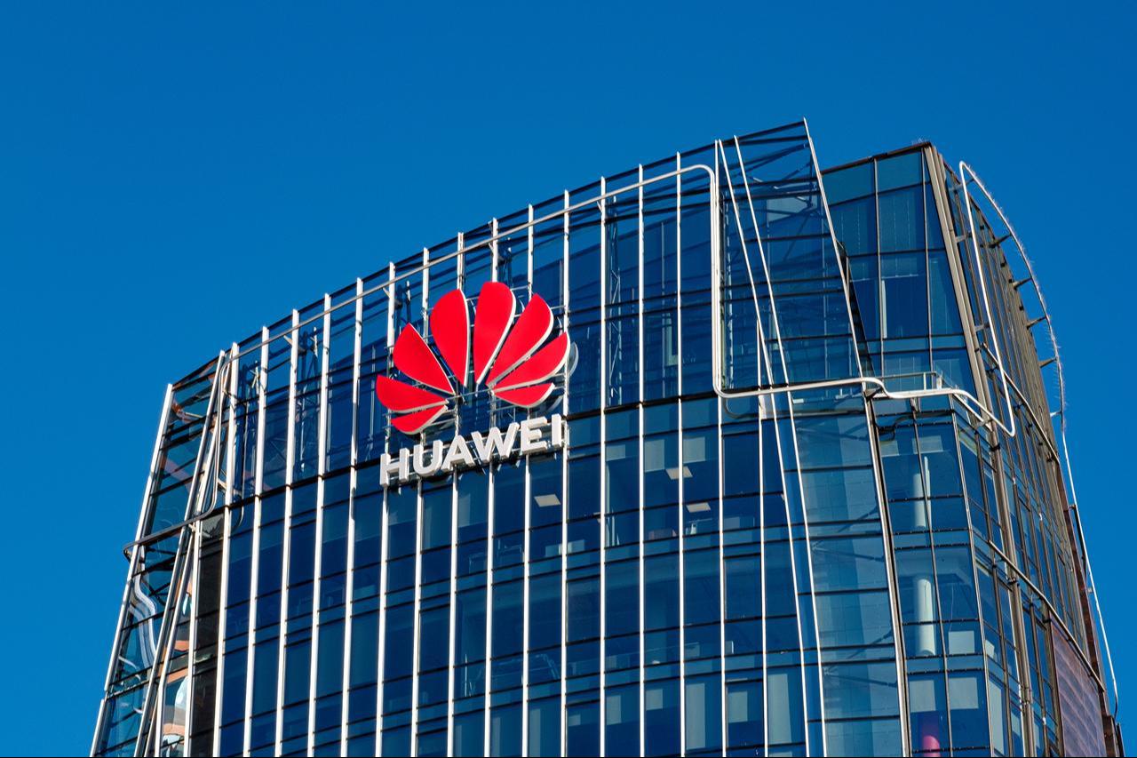 The Huawei logo is seen on the company’s office building in Vilnius, Lithuania, September 23, 2019. (Adobe Stock Photo)