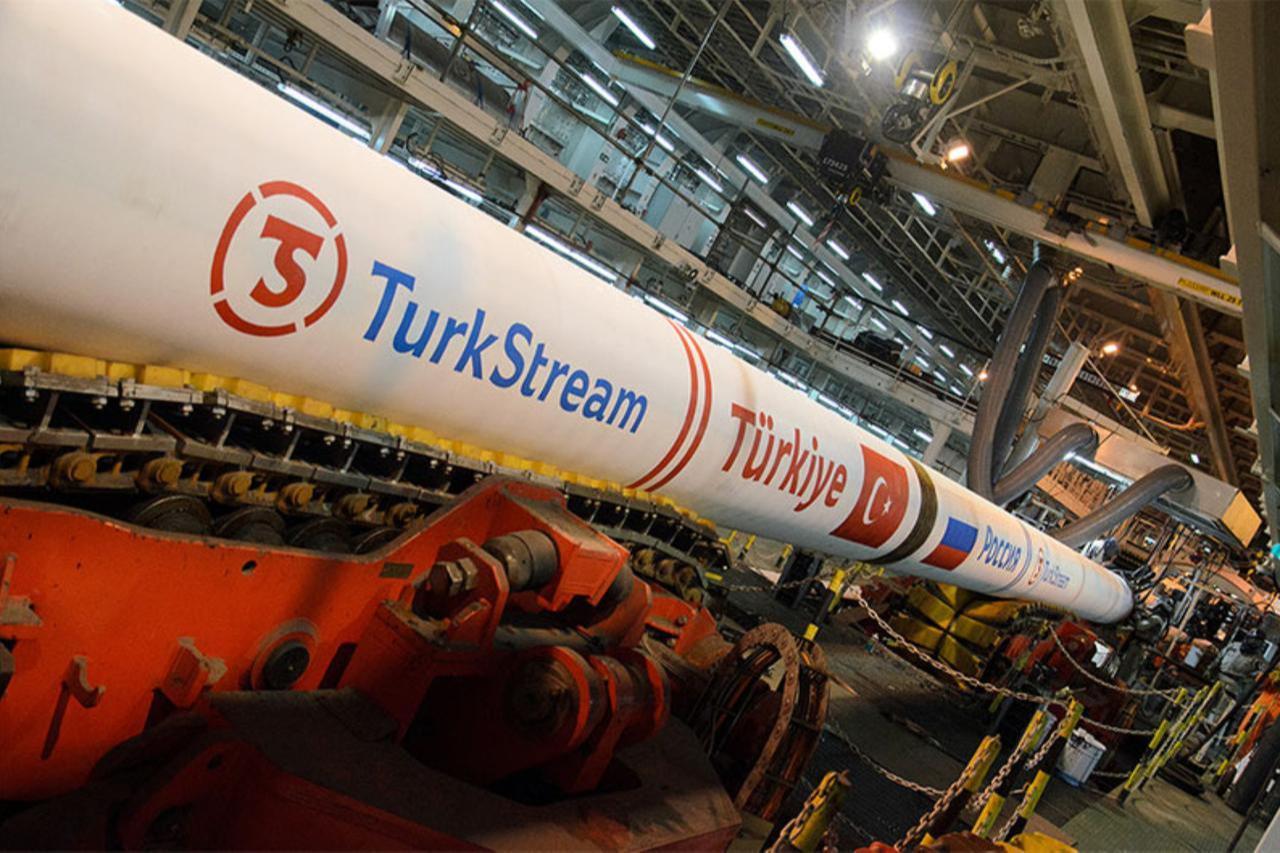 A section of the TurkStream natural gas pipeline in Türkiye, accessed on June 30, 2025. (Photo via BOTAS)
