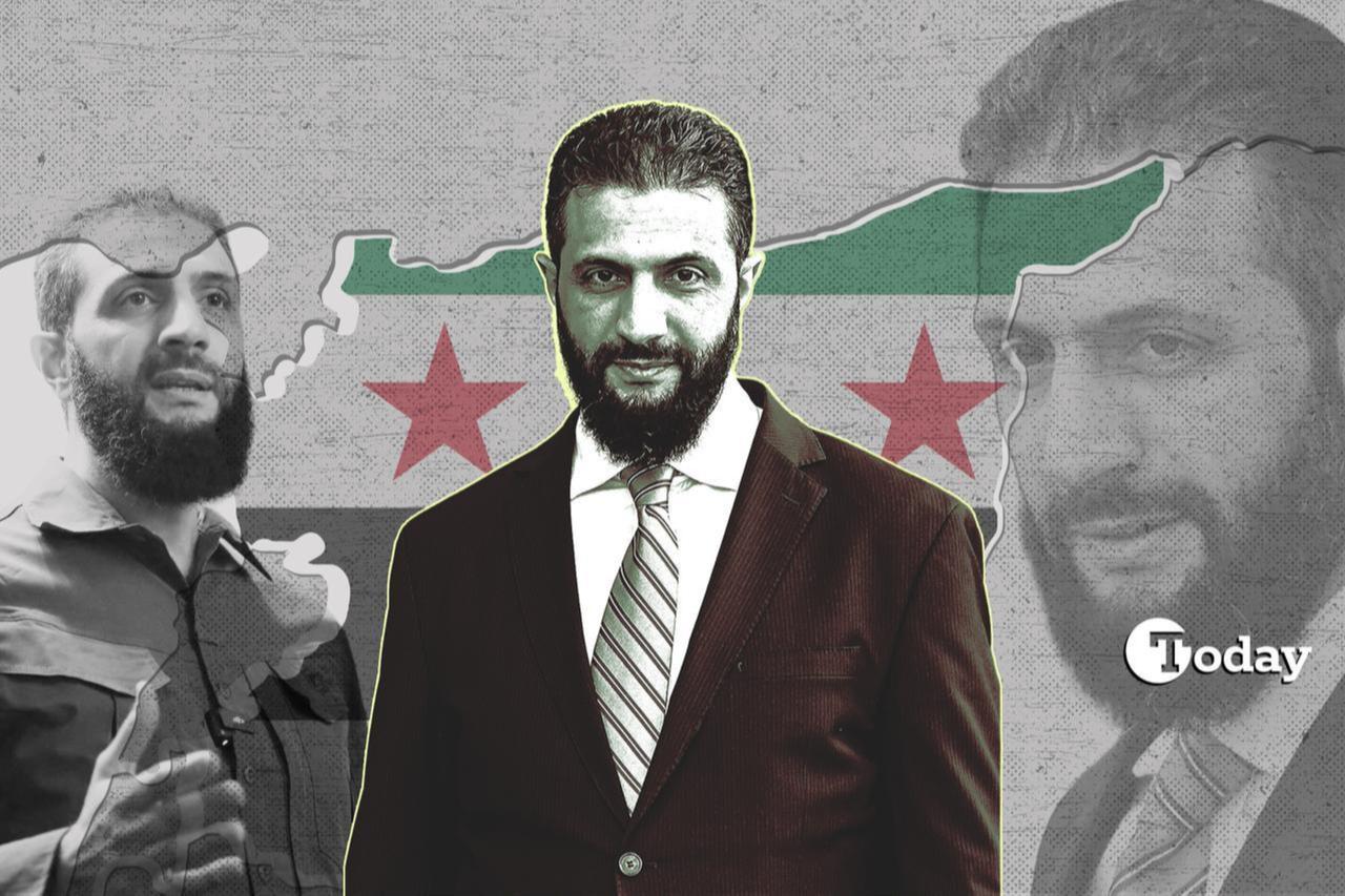 Syrias president, Ahmed al-Sharaa (Collage prepared by Türkiye Today team)