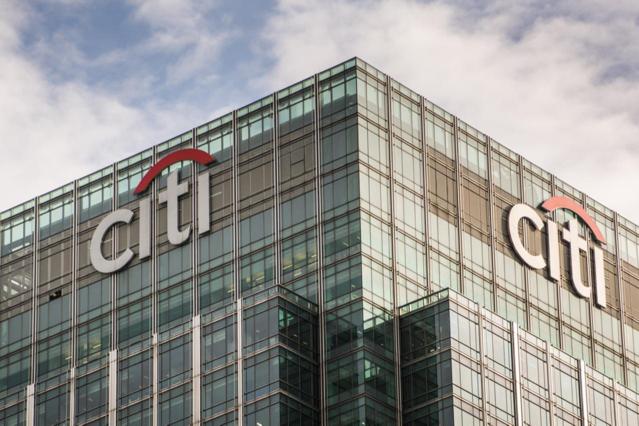 Citigroup headquarters building in Canary Wharf, London, UK, October 6, 2018. (Adobe Stock Photo)