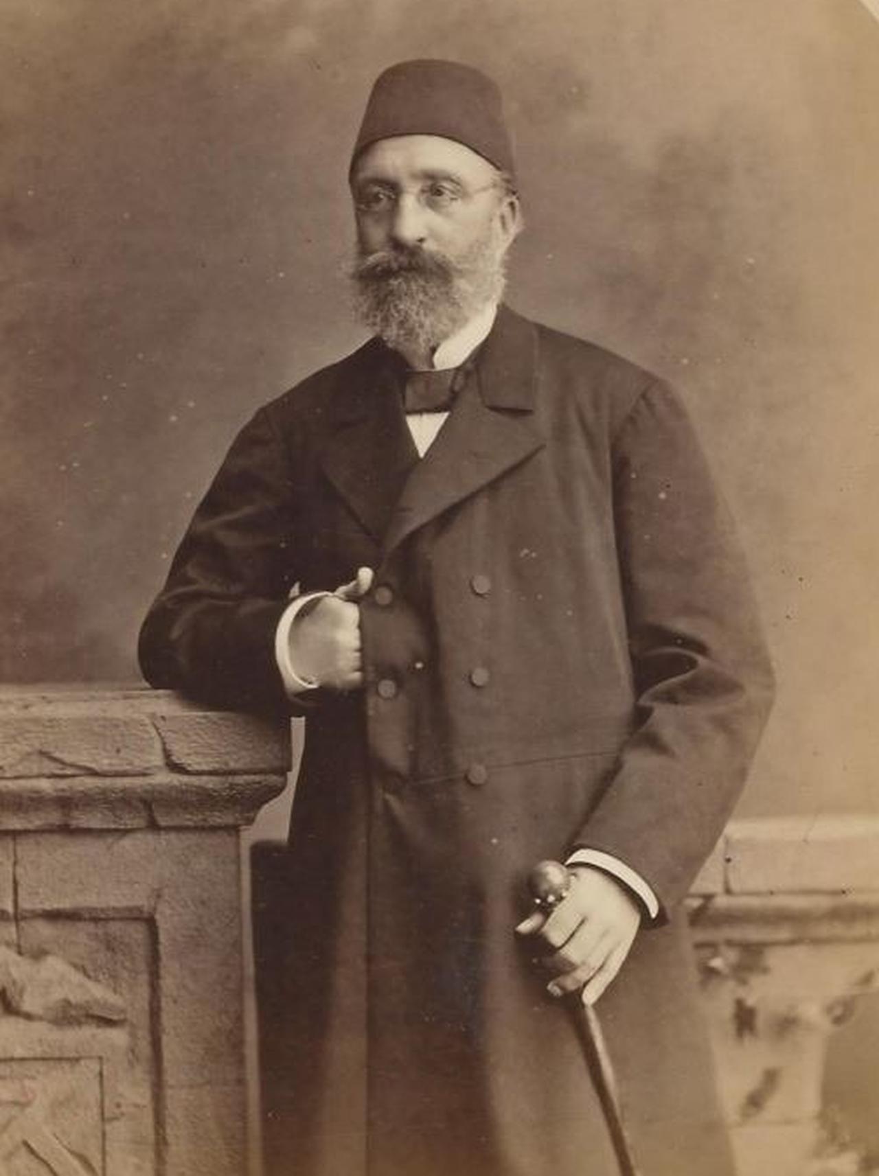 Midhat Pasha in Vienna, July 1877. (Photo via Atelier Adele)