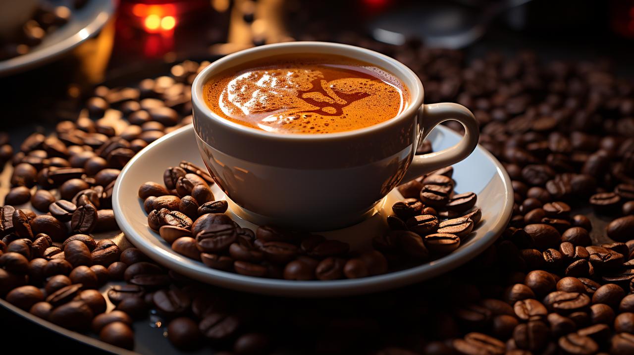 Coffee, cup of dense, hot, strong and frothy espresso (Adobe Stock Photo)