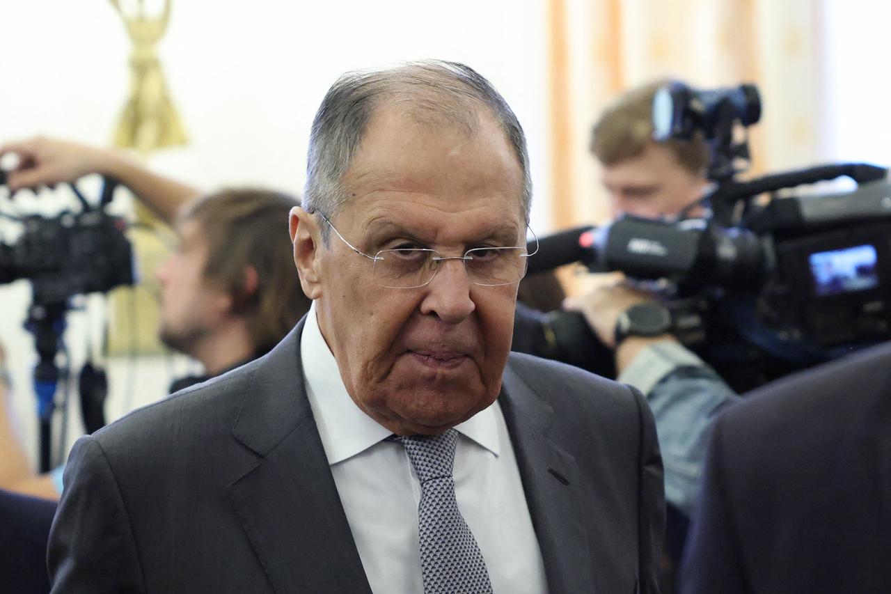 Russias Foreign Minister Sergei Lavrov attends a signing ceremony of cooperation agreements between Nicaragua and Russian-controlled regions of Ukraine, in Moscow, Russia, Sept. 22, 2025. (AFP Photo)