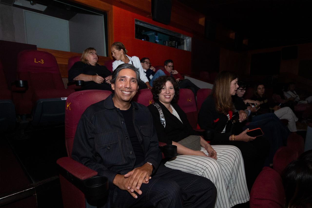 Audience members take their seats during the opening screenings of the 3rd Turkish Film Festival in Caracas, Sept. 26, 2025. (AA Photo)