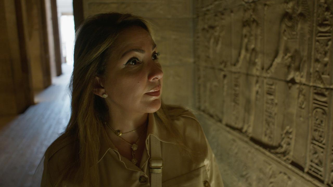 Kathleen Martinez, featured in Cleopatra’s Final Secret TV series, is searching for Cleopatra’s tomb, leading her team offshore to explore a mysterious sunken site. (Photo via National Geographic)