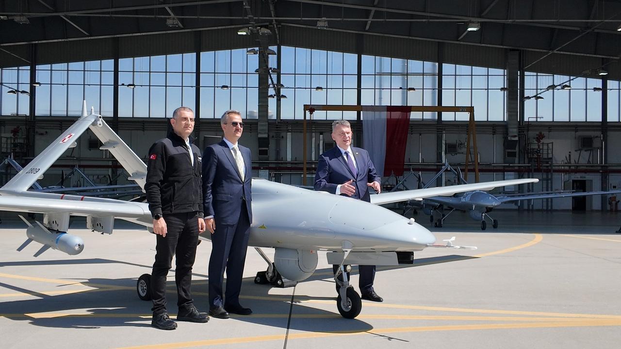 Turkish Baykar's Bayraktar TB2 unmanned combat aerial vehicle (UCAV) in the Polish Air Force's service in Poland. (Photo via Baykar)