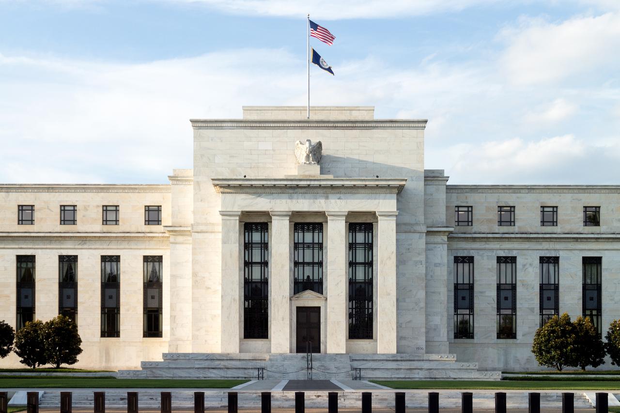 Exterior view of the Eccles Building, headquarters of the U.S. Federal Reserve in Washington, D.C. (Adobe Stock Photo)