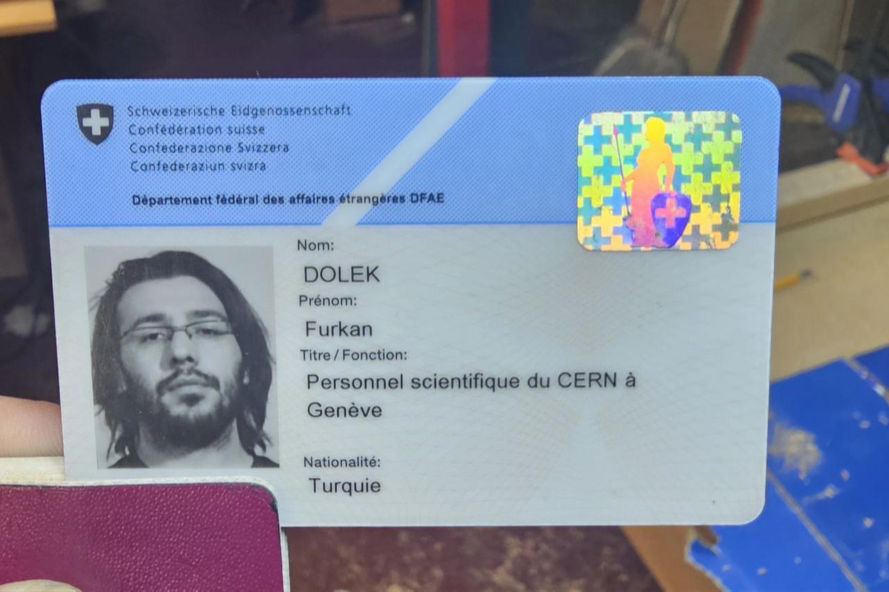 Furkan Doleks ID scientific staff at CERN in Geneva, accessed on Sep. 3, 2025. (Photo via LinkedIn)