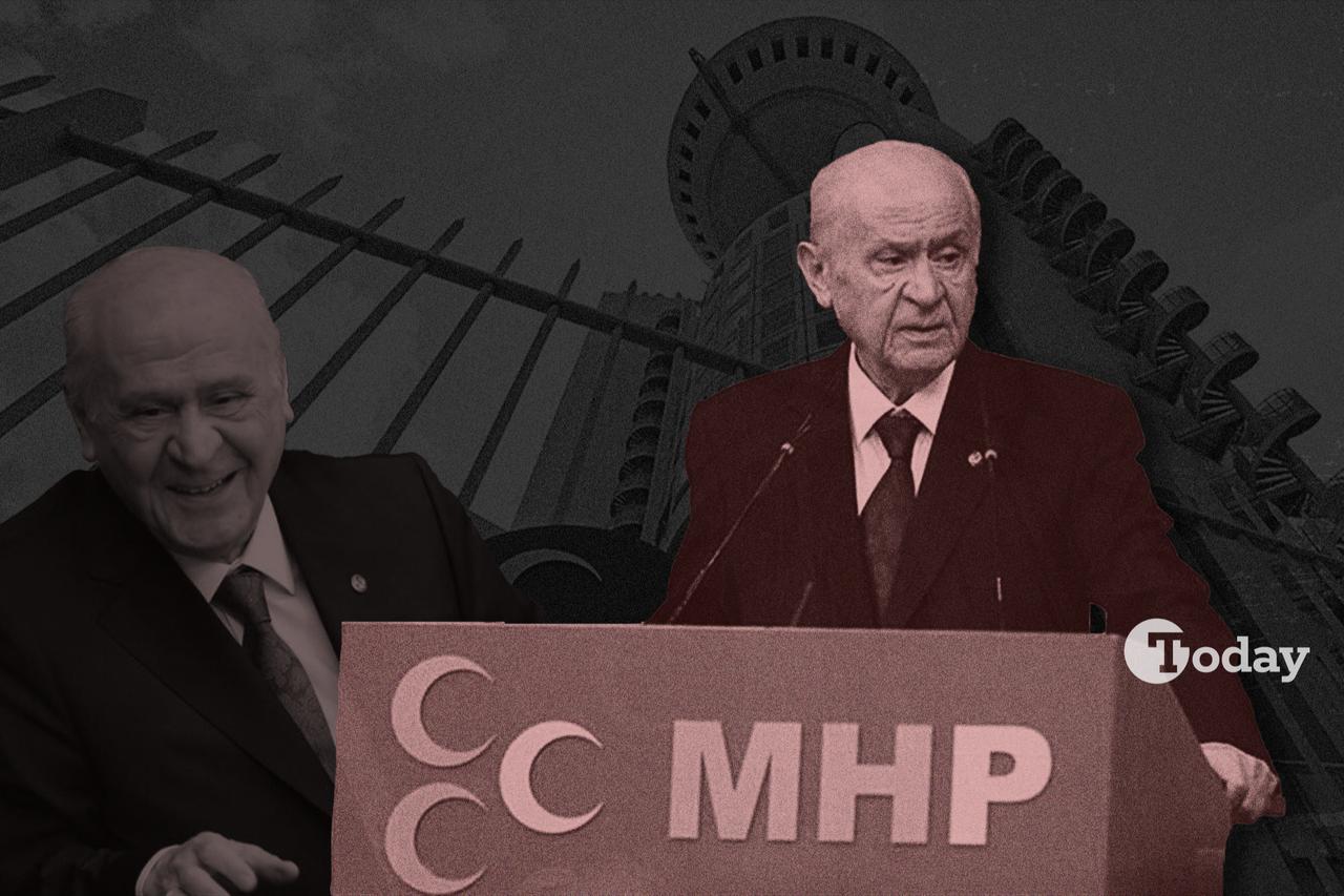 Nationalist Movement Party (MHP) leader Devlet Bahceli (Collage prepared by Türkiye Today)