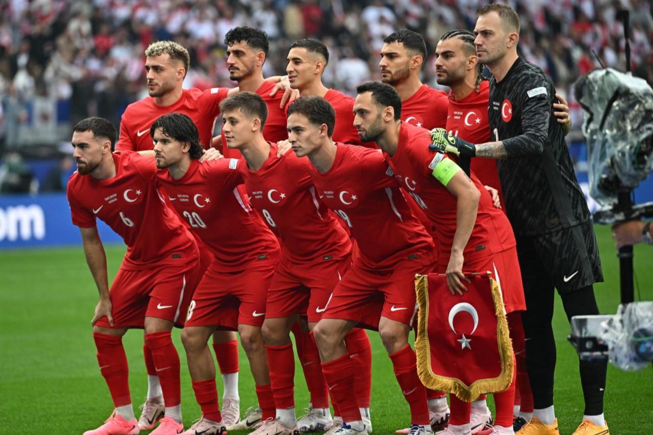 Türkiye and Georgia teams faced each other in Group F of the 2024 European Football Championship (EURO 2024) hosted by Germany. National team players posed for journalists before the match in Dortmund, Germany, June 18, 2024. (AA Photo)