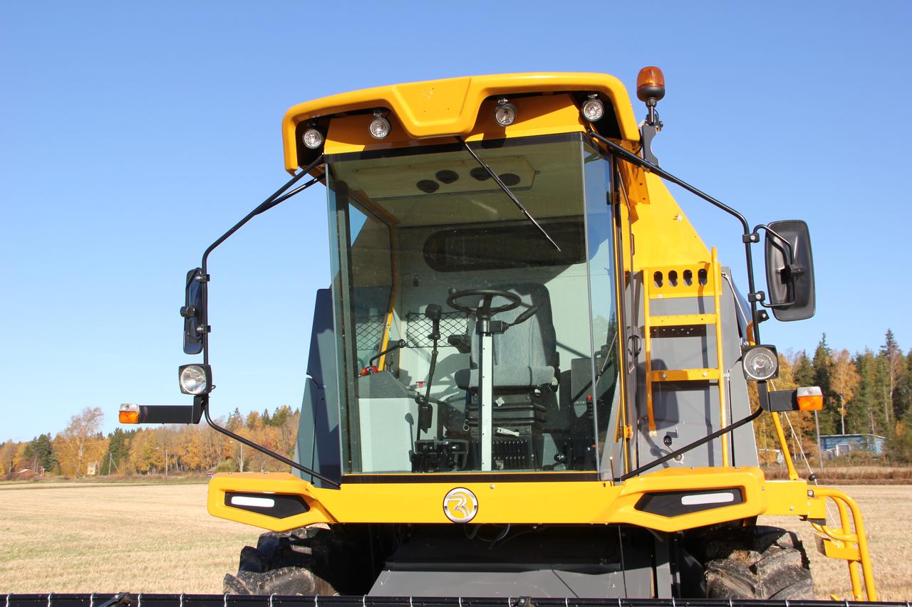 A Sampo-Rosenlew combine harvester in Pori, Finland. (Photo via sampo-rosenlew.fi)
