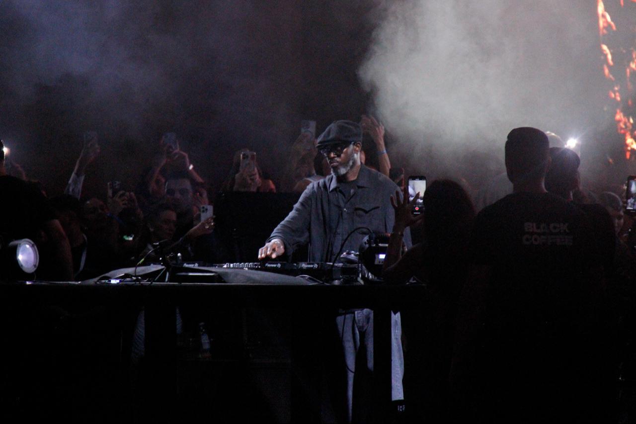 Grammy-winning electronic music icon Black Coffee delivered a spectacular performance, Antalya, Türkiye, September 4, 2025. (AA Photo)