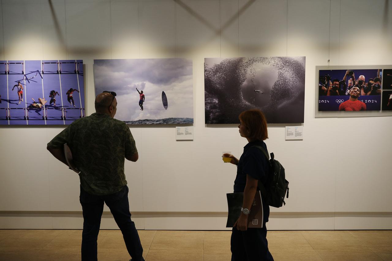 The official invitation for the second exhibition of the “Istanbul Photo Awards 2025” takes place in Istanbul, Sept. 6, 2025. (AA Photo)