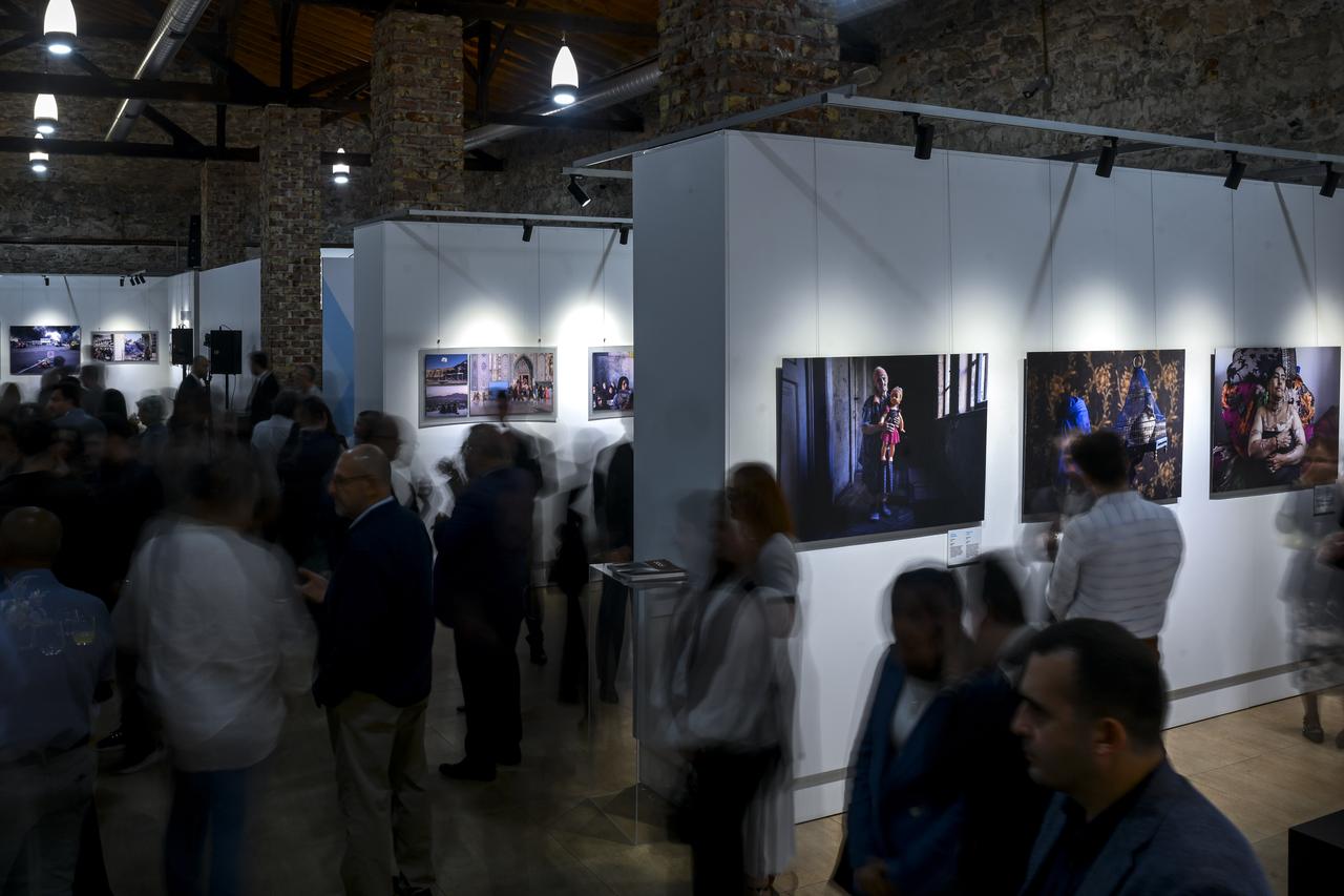The official invitation for the second exhibition of the “Istanbul Photo Awards 2025” takes place in Istanbul, Sept. 6, 2025. (AA Photo)