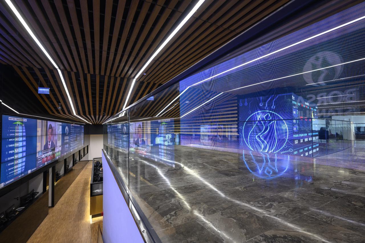 A general view of the Borsa Istanbul (BIST) office in Istanbul, Türkiye, August 27, 2025. (AA Photo)