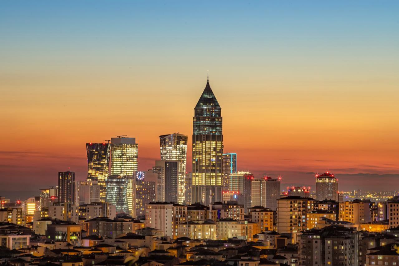 Aerial view of Istanbul Financial Center, home to major banks and multinational offices in northwestern Türkiye. (Adobe Stock Photo)
