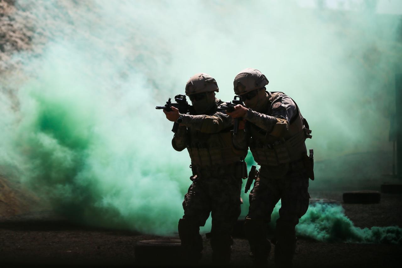 Turkish Special Operations Police (POH) teams continue their training in Malatya, Türkiye, August 22, 2025. (AA Photo)