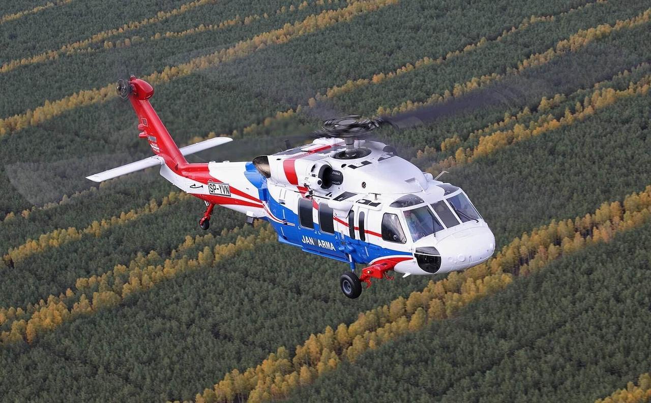 Turkish Gendarmerie General Command's T-70 utility helicopter. (Photo via TAI)