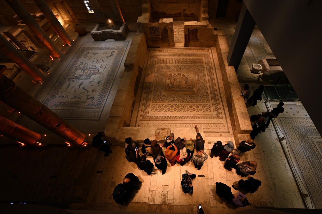 The Zeugma Mosaic Museum welcomes its visitors, Gaziantep, Türkiye, October 21, 2024. (AA Photo)