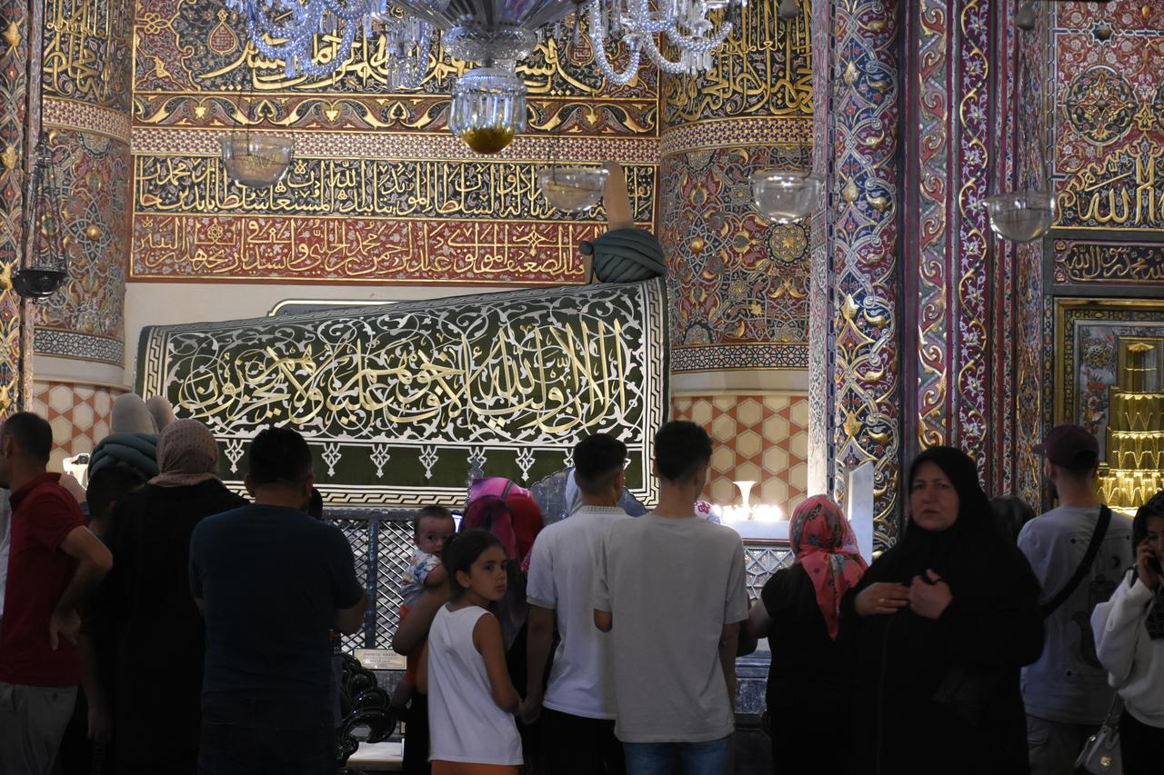 Supporters who traveled to Konya, Türkiye, for the 2026 FIFA World Cup European Qualifiers Group E second match against Spain brought heavy visitor traffic to the Mevlana Museum, Sept. 8, 2025. (AA Photo)