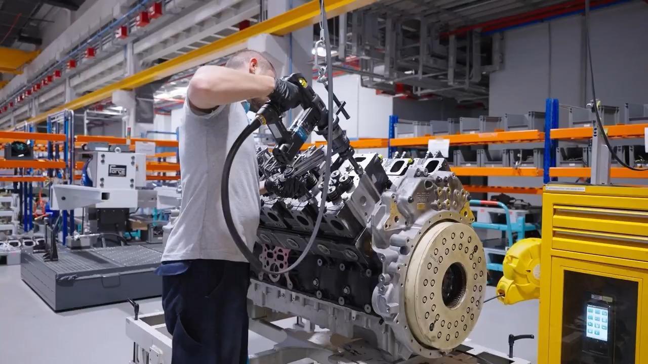 Engineers of BMC POWER are working on the Turkish Altay main battle tank's indigenous BATU engine at an unspecified location and time. (Photo via X/@halukgorgun)