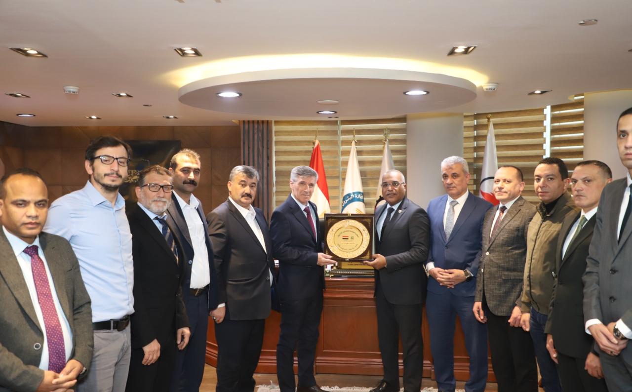 A delegation from Türkiye’s Petroleum and Chemicals Trade Union during its visit to Cairo, January 8, 2026. ( Photo via elbalad.news )