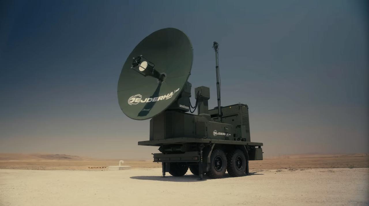 Aselsan's Ejderha 200 AD High-Power Electromagnetic (HPeM) counter-measure system at an unspecified location and time. (AA Photo)