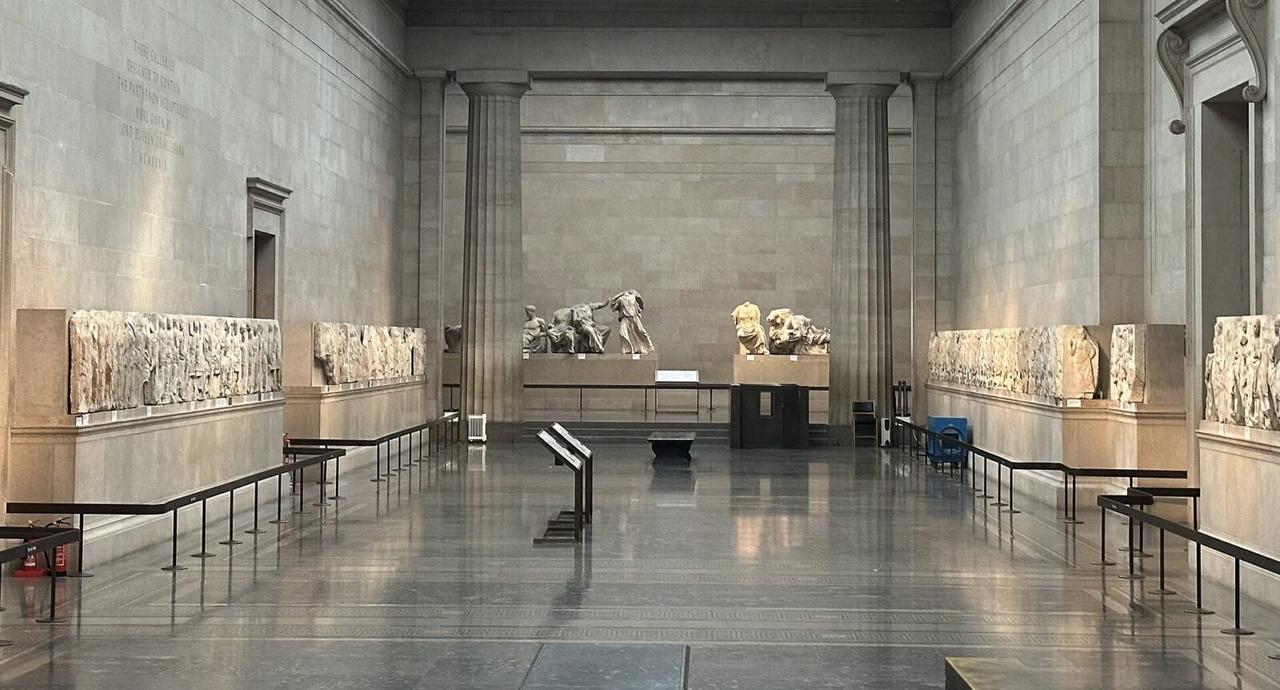 The room containing the Elgin Marbles in the British Museum January 2024 during a special exhibition for members, U.K. (Photo via Wikimedia)