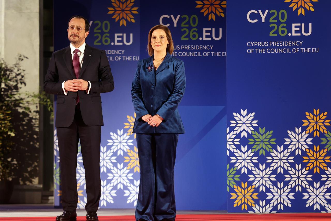 Greek Cyprus leader's wife resigns over social media pressure after campaign finance allegations